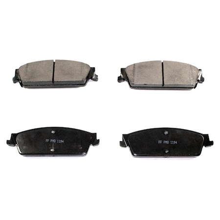 Pronto Dura Ceramic Brake Pads Rear, Bp1194C BP1194C
